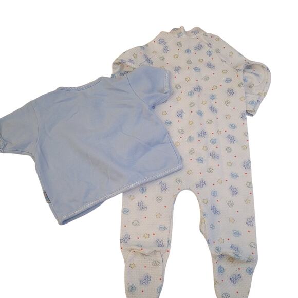 Lot of Vintage Baby Clothes 3-6M McBaby Sesame Street Gerber Blue Unisex - Picture 10 of 10